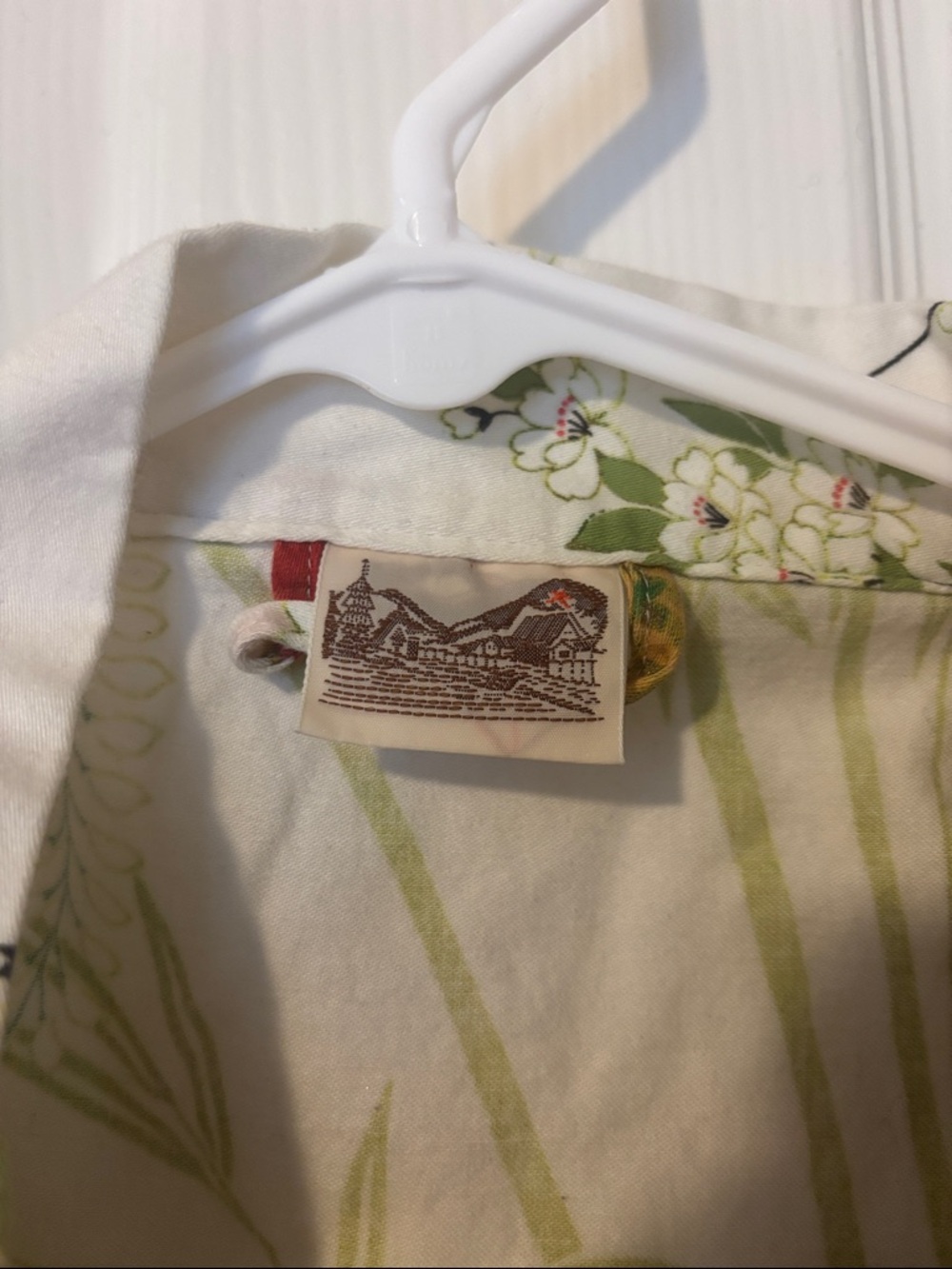 Japanese inspired 100% cotton VTG kimono robe with pockets and tie - Picture 2 of 3